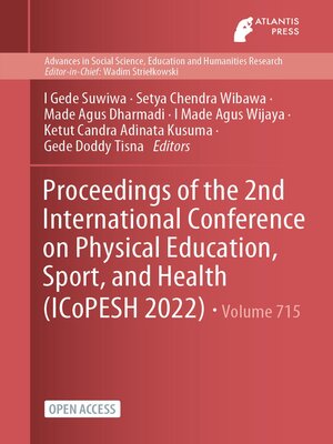 Proceedings of the 2nd International Conference on Physical Education, Sport, and Health (ICoPESH 2022) - ebook